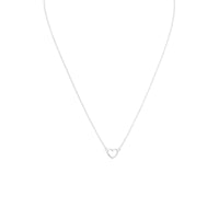 Thumbnail for Matte Cut Out Heart Necklace