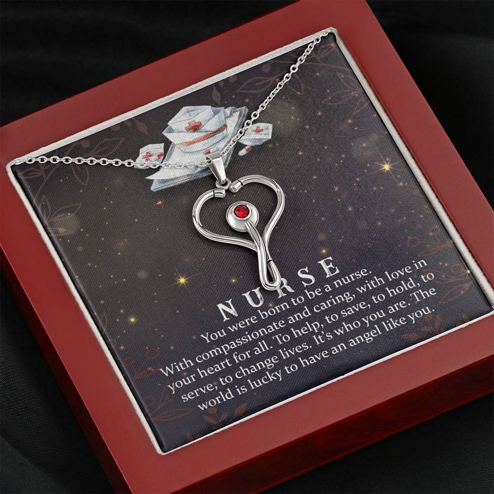 Gift Necklace for Nurse the angels without wings